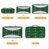 4 Set Packing Cubes for Travel Luggage Organizer Bags St. Patrick's Day Lucky Shamrocks Leprechaun Gold Rainbow Travel Cubes for Carry on Suitcases Travel Bags Travel Accessories (XL, L, M, S) view 2