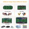 4 Set Packing Cubes for Travel Luggage Organizer Bags St. Patrick's Day Lucky Shamrocks Leprechaun Gold Rainbow Travel Cubes for Carry on Suitcases Travel Bags Travel Accessories (XL, L, M, S) view 4
