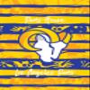 NORTHWEST NFL Los Angeles Rams Beach Towel, 35 x 60, Pocket view 4