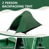 2-Person Lightweight Backpacking Tent - Waterproof Tent for Two Person, Ultralight Camping Tent for Outdoor, Easy Setup for Sports, Hiking, Travel by Croosseoutdoors view 4