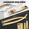 HANDBAIGE 60'' Hunting Recurve Bow Black Hunter Recurve Bow for Adults with Bow Stringer for Shooting Practice Right Hand Takedown Bow (30LBS) view 4