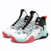 Big Boys Basketball Shoes High Top Youth Fashion Lightweight Volleyball Sneakers (Mint Green, 10.5 Little Child) view 1