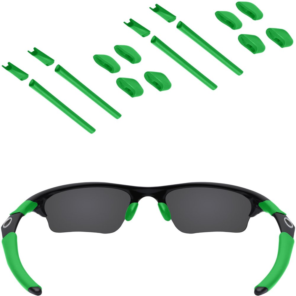 EZReplace Replacement Rubber Kits for Oakley Half Jacket/Half Jacket XLJ 2 Pairs (Dark Green)