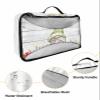 4 Set Packing Cubes for Travel Luggage Organizer Bags Easter Spring Eggs Flower Dwarf Wooden Grain White Travel Cubes for Carry on Suitcases Travel Bags Space Saving Travel Accessories (XL, L, M, S) view 3