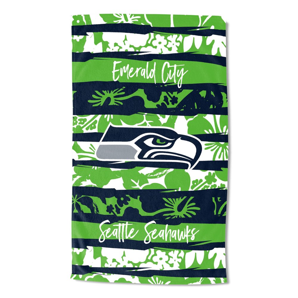 NORTHWEST NFL Seattle Seahawks Beach Towel, 35 x 60, Pocket