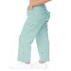 YSENTO Womens Cargo Pants Lightweight Stretch Quick Dry Roll Up Hiking Camping Travel Pants with Pocket Grey Blue 3X view 4