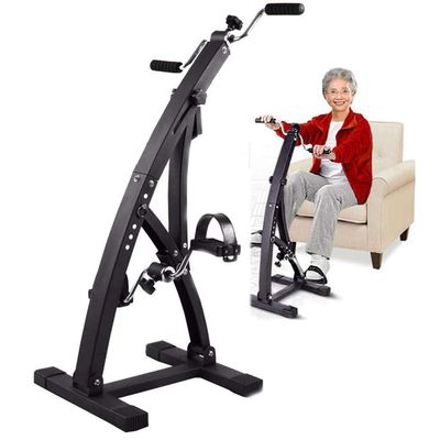Pedal Exerciser Bike Rehabilitation Machine, Arm and Leg Exerciser Promotes Blood Circulation Fitness Equipment for Seniors and Elderly