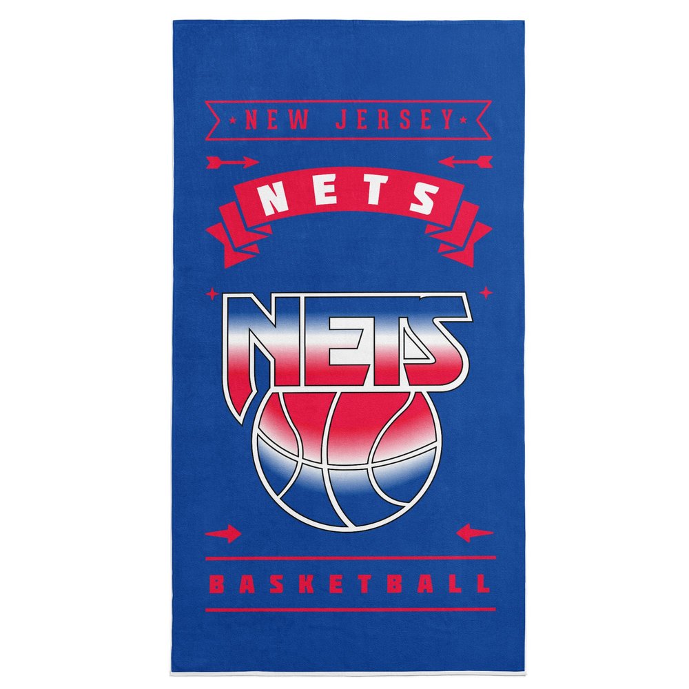 NORTHWEST NBA Brooklyn Nets Beach Towel, 30" x 60", Hardwood Classics