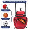 WOLT Baseball Bag Backpack for Youth and Adults-Softball Bag with Separate Helmet Compartment and Shoes Pocket,Multifunctional Sport Backpack for Baseball, Volleyball,Basketball, Soccer view 2