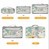 4 Set Packing Cubes for Travel Luggage Organizer Bags Easter Spring Eggs Flower Plants Bunny Leaf Butterfly Travel Cubes for Carry on Suitcases Travel Bags Travel Accessories (XL, L, M, S) view 2