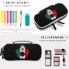 Mexico Football Soccer Pencil Case with Handle Portable Pencil Storage Pouch Bag Stationery Organizer view 3