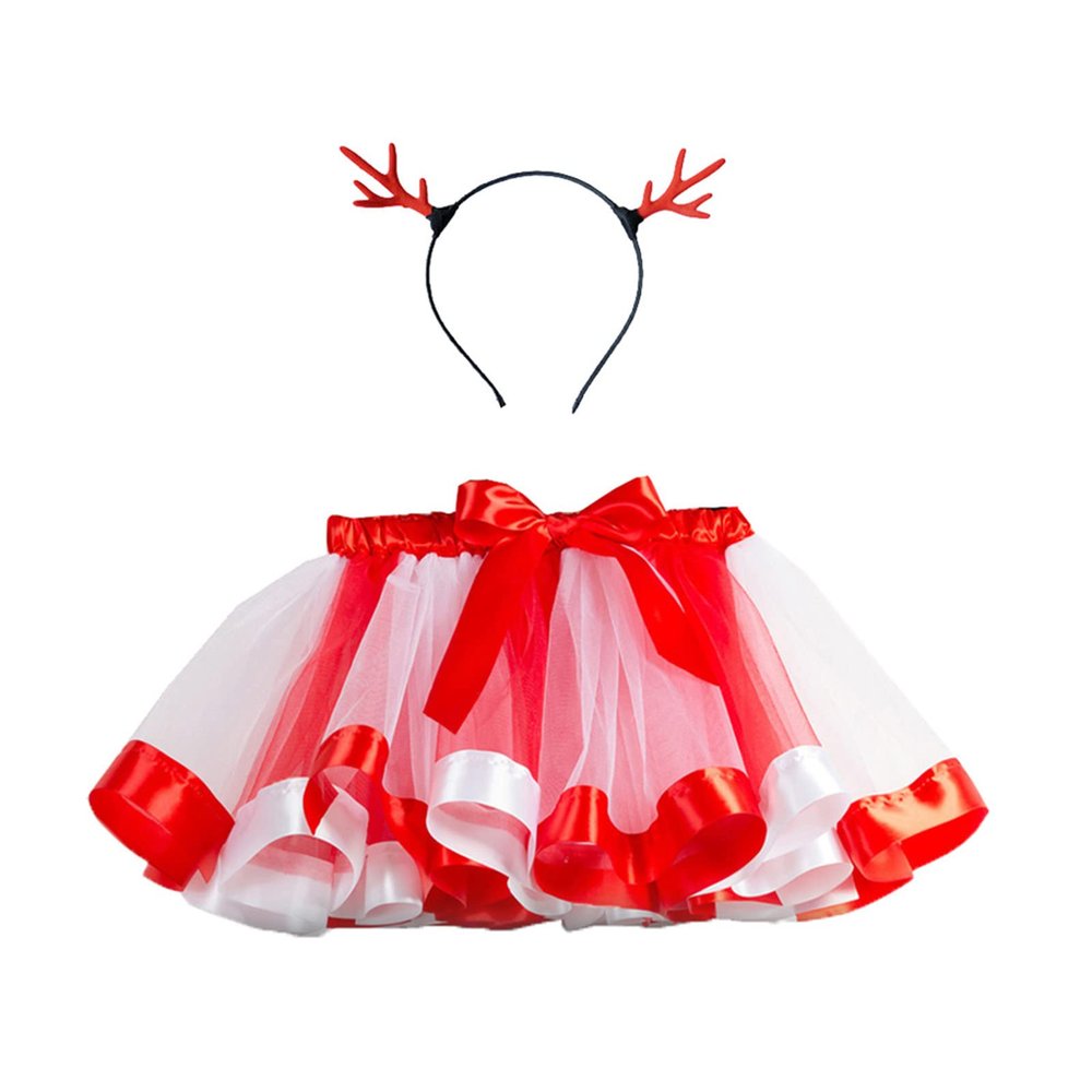 AIMAOMI Girls Tutu Skirt 2pcs Flower Headband Tutu Skirt for Newborn Baby Girl Toddlers Infant 0~12 Months (White, 2-4 Years)