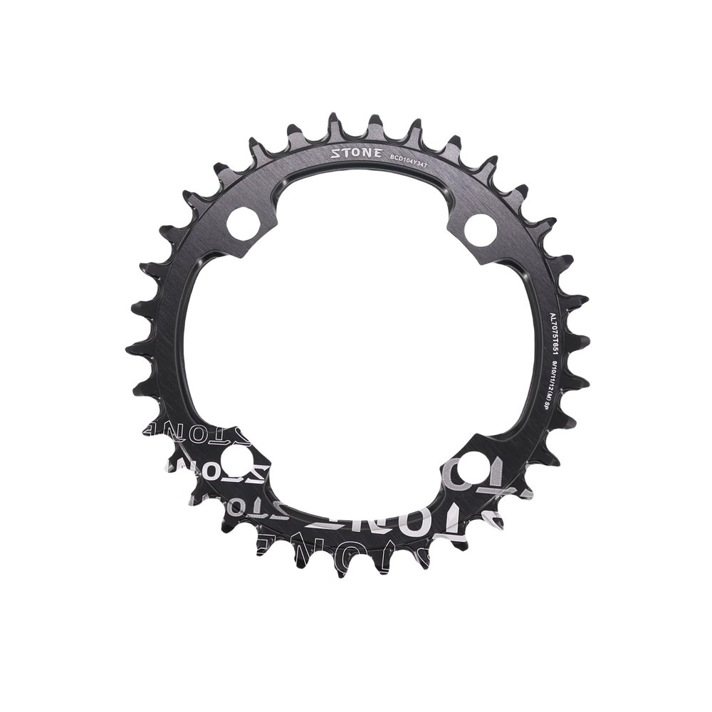 DJC Stone Chainring Round 104BCD for Shimano M780 M610 670 for Sram X0 X7 X5 X9 30 34 40 46 48T Bike Chainwheel 12s 12 Speed 104 bcd,46T