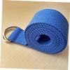 Yardwe Yoga Exercise Strap with D-ring Stretching Strap for Flexibility and Physical Therapy Durable Blue view 3