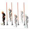 Freshnewlooks Set of 4 Agility Poles with Carry Bag - Football Goalie Training Set - Soccer Goalie Training Set - Football Goalie Training Set for Boys and Girls view 1