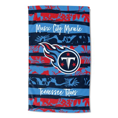 NORTHWEST NFL Tennessee Titans Beach Towel, 35 x 60, Pocket