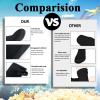 MOVOYEE Neoprene Socks Kids Water Socks for Swimming Men Women Kayaking Snorkeling Surfing Rafting Diving Boots, Anti slip Sand Soccer Socks Volleyball Beach Socks, Dive Socks Black Wetsuit Booties S view 4