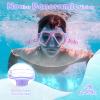 Freela 2 Pack Swim Goggles Kids Swimming Goggles for Kids 6-14 4-7 3-6 8-12 with Nose Cover Anti Fog 180 Clear View Pool Water Goggles Mask Childrens Boys Girls Toddler Youth 4 5 6 7 Years view 3