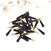 SUPVOX Fishing Drift Seat 100pcs Rolling Drift Float Connectors Buoy Marker Rig Carp Fishing Stream River Lake Ocean Elastic and Elastic view 2