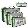 4 Set Packing Cubes for Travel Luggage Organizer Bags St. Patrick's Day Gnomes Greeting with Luck Clovers Green Buffalo Check Plaid Travel Cubes for Carry on Suitcases Travel Accessories(XL,L,M,S) view 1