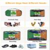 4 Set Packing Cubes for Travel Luggage Organizer Bags Irish St. Patrick's Day Shamrock Clover Travel Cubes for Carry on Suitcases Travel Bags Space Saving Travel Accessories (XL, L, M, S) view 4