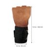 BESPORTBLE 1pair Wrist Support Brace for Carpal Tunnel Breathable Enhanced Grip for Weightlifting Fitness Palm view 2
