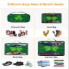 4 Set Packing Cubes for Travel Luggage Organizer Bags St. Patrick's Day Green Shamrock Clover on Plaid Travel Cubes for Carry on Suitcases Travel Bags Space Saving Travel Accessories (XL, L, M, S) view 4