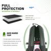 UNIHIMAL Golf Travel Bag with Hard Case Top, 1680D Heavy Duty Oxford Golf Club Travel Bags for Airlines with Wheels Easy to Maneuver view 3