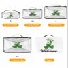 4 Set Packing Cubes for Travel Luggage Organizer Bags Welcome Green Clover Travel Cubes for Carry on Suitcases Travel Bags Space Saving Travel Accessories (XL, L, M, S) view 2