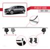 accessorypart Compatible with Peugeot 5008 II (P87) Post-Facelift 2021-2024 ACE-4 Car Roof Rack Cross Bar Grey Aluminium 2 Bars view 3