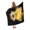 Northwest NHL Boston Bruins Silk Touch Throw Blanket, 50" x 60", Vintage Burst view 3