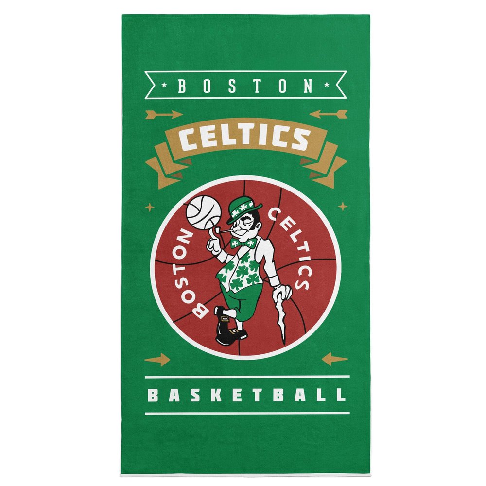 NORTHWEST NBA Boston Celtics Beach Towel, 30" x 60", Hardwood Classics
