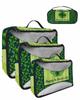 4 Set Packing Cubes for Travel Luggage Organizer Bags Happy St. Patrick's Day Green Clovers Shamrock Travel Cubes for Carry on Suitcases Travel Bags Space Saving Travel Accessories (XL, L, M, S) view 1