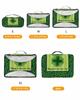 4 Set Packing Cubes for Travel Luggage Organizer Bags Happy St. Patrick's Day Green Clovers Shamrock Travel Cubes for Carry on Suitcases Travel Bags Space Saving Travel Accessories (XL, L, M, S) view 2