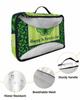 4 Set Packing Cubes for Travel Luggage Organizer Bags Happy St. Patrick's Day Green Clovers Shamrock Travel Cubes for Carry on Suitcases Travel Bags Space Saving Travel Accessories (XL, L, M, S) view 3