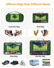 4 Set Packing Cubes for Travel Luggage Organizer Bags Happy St. Patrick's Day Green Clovers Shamrock Travel Cubes for Carry on Suitcases Travel Bags Space Saving Travel Accessories (XL, L, M, S) view 4