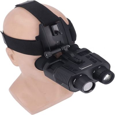 ROBBIN Military Digital IR Night Vision Goggles, 4X Zoom Adult Night Vision Binoculars, for Viewing 984Ft/300M in 100% Darkness for Hunting