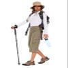 Moosehill Women's Cargo Capris Pants: Lightweight Hiking Travel Pants with 6 Pockets Water Resistant Summer Outdoor (Khaki,6) view 3