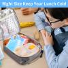 8-Pack Ice Packs for Lunch Boxes Cooler Tote Bag Reusable Frozen Cool Flat Light Compact Small Mini Freezer Coolers Accessory Snack Soda Shock Blocks Pack for Summer Travel Outdoor Picnic Fishing Flip view 2