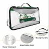 4 Set Packing Cubes for Travel Luggage Organizer Bags Happy St. Patrick's Day Truck with Irish Gnome Clovers Travel Cubes for Carry on Suitcases Travel Bags Travel Accessories (XL, L, M, S) view 3