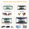 4 Set Packing Cubes for Travel Luggage Organizer Bags Happy St. Patrick's Day Truck with Irish Gnome Clovers Travel Cubes for Carry on Suitcases Travel Bags Travel Accessories (XL, L, M, S) view 4