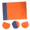 VANZACK Foldable Picnic Mat Portable Outdoor Blanket for Beach Camping and Festivals Bright Orange and Easy to Carry and Share view 4