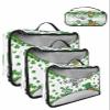 4 Set Packing Cubes for Travel Luggage Organizer Bags St. Patrick's Day Shamrock Gnome Green Travel Cubes for Carry on Suitcases Travel Bags Space Saving Travel Accessories (XL, L, M, S) view 1