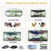 4 Set Packing Cubes for Travel Luggage Organizer Bags St. Patrick's Day Shamrock Gnome Green Travel Cubes for Carry on Suitcases Travel Bags Space Saving Travel Accessories (XL, L, M, S) view 4