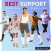 BLONGW Compression Socks for Women & Men Circulation (4 Pairs) 15-20 mmHg is Best Support for Nurses Running Hiking Travel,Small-Medium view 2