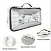 4 Set Packing Cubes for Travel Luggage Organizer Bags Easter Eucalyptus Leaves Rabbit Gray Plaid Travel Cubes for Carry on Suitcases Travel Bags Space Saving Travel Accessories (XL, L, M, S) view 3