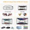 4 Set Packing Cubes for Travel Luggage Organizer Bags Easter Eucalyptus Leaves Rabbit Gray Plaid Travel Cubes for Carry on Suitcases Travel Bags Space Saving Travel Accessories (XL, L, M, S) view 4