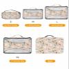 4 Set Packing Cubes for Travel Luggage Organizer Bags Boho Easter Bunny Feather Print Travel Cubes for Carry on Suitcases Travel Bags Space Saving Travel Accessories (XL, L, M, S) view 2