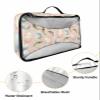 4 Set Packing Cubes for Travel Luggage Organizer Bags Boho Easter Bunny Feather Print Travel Cubes for Carry on Suitcases Travel Bags Space Saving Travel Accessories (XL, L, M, S) view 3