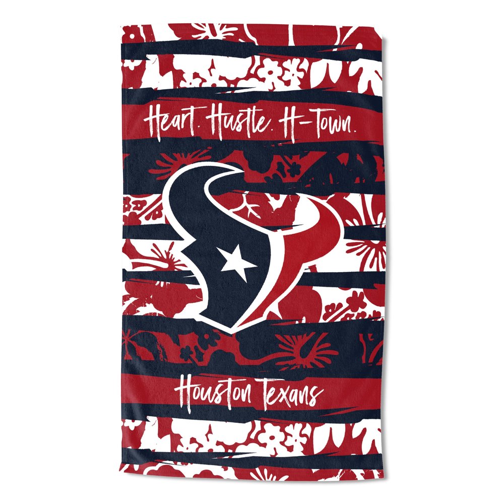 NORTHWEST NFL Houston Texans Beach Towel, 35 x 60, Pocket